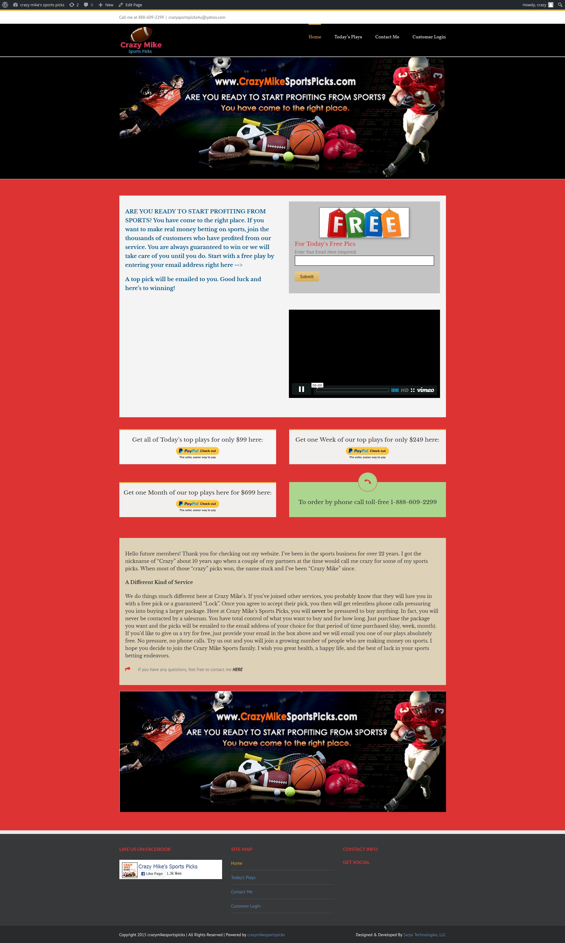 Crazy Mike Sports Picks